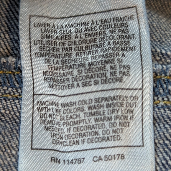 Disney princess little girls denim Jean jacket xxs 2/3 - Picture 8 of 10